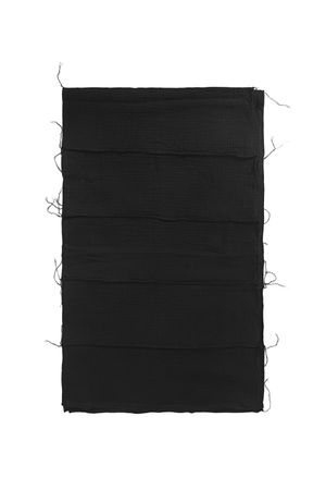 거즈 스카프 블랙