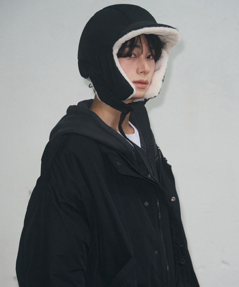 패디드 트루퍼 햇 [BLACK]