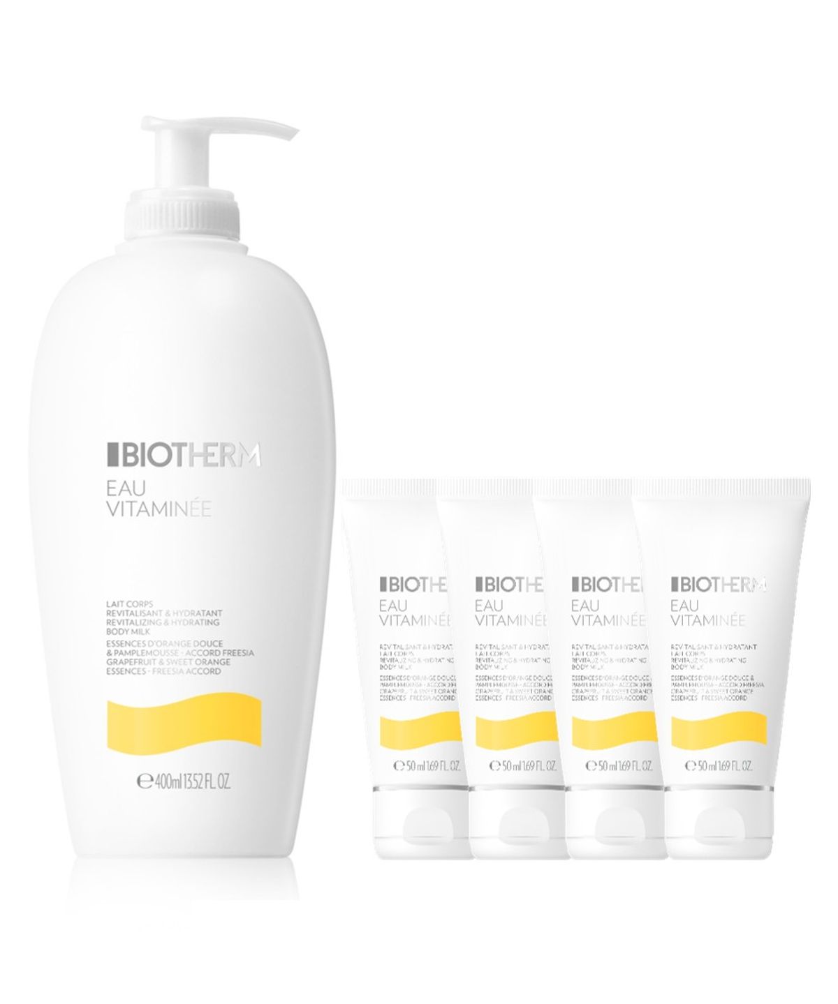 비오템(BIOTHERM) [50%용량증정] 오 비타미네 바디 밀크 400ml 세트 (+바디밀크 200ml)