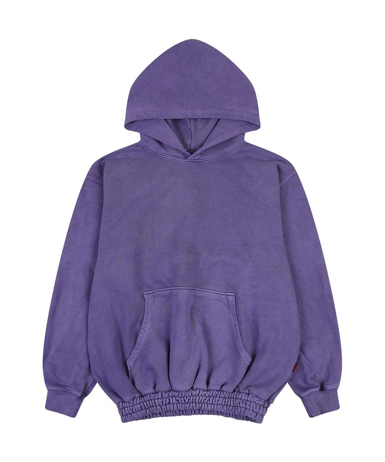 PIGMENT DYED ZURI SWEAT HOODIE (PURPLE)