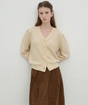 하트 도트 가디건 OE5AD8710