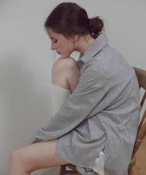 [블랜드] [SET] 플로우 기모 셔츠&하프팬츠 세트 3colors