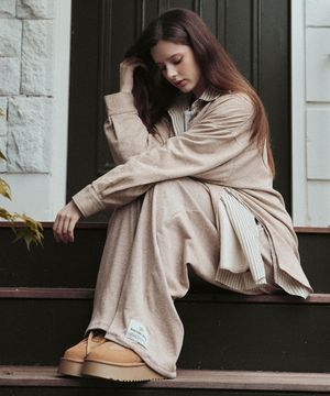 [블랜드] [SET] 플로우 기모 셔츠&팬츠 세트 3colors