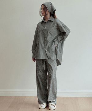 [블랜드] [SET] 노매드 셔츠&팬츠 세트 3colors