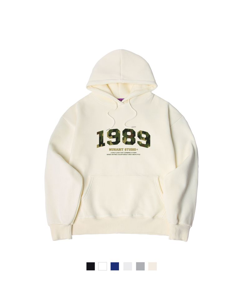 N/H CAMO1989 오버핏 기모 후드 (GOH4-5NH1365)