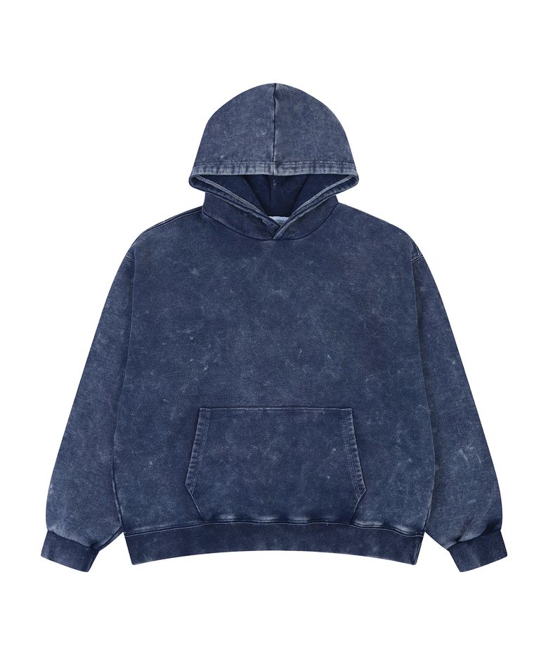 PIGMENT DYED MINERAL HOODIE (BLUE)