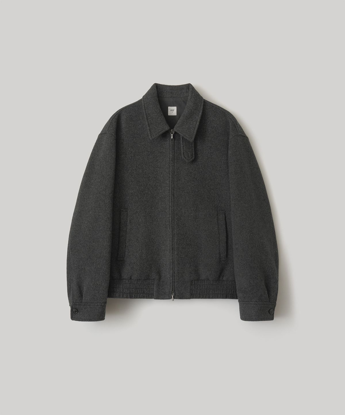 어나더 오피스(ANOTHER OFFICE) Volume Blouson (Heather charcoal)