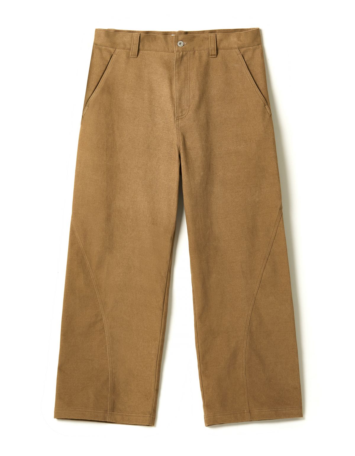 로어즈(LORES) Curve Paneled Pants - Beige
