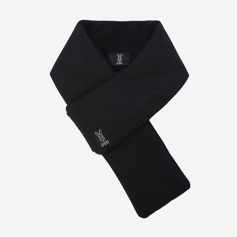 코나 패딩 머플러(BLACK)