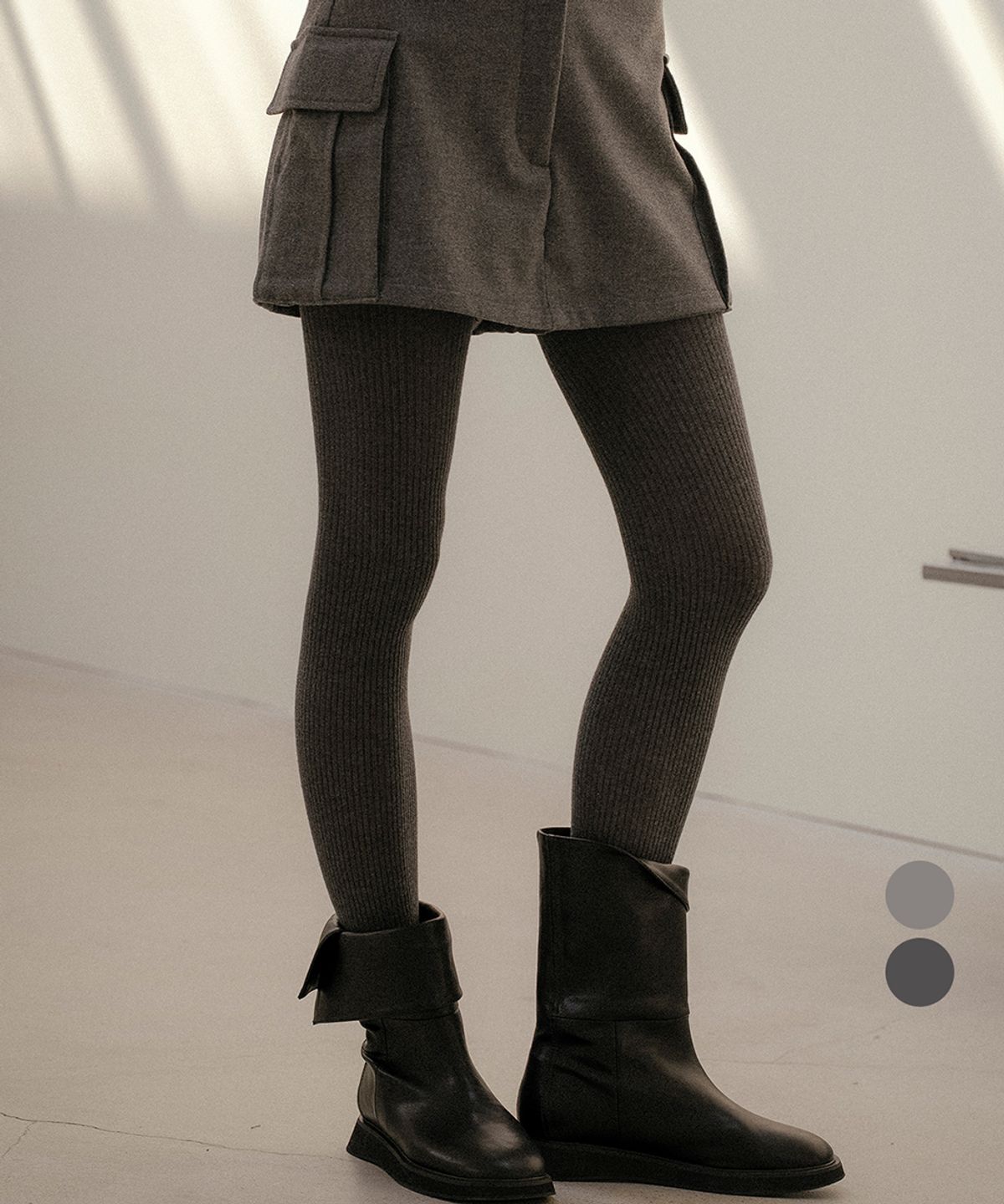 프리버07(FRIVER07) Wool blended pocket skirt pants [FRFA03PT01]_2color