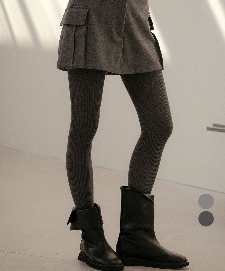 Wool blended pocket skirt pants [FRFA03PT01]_2color