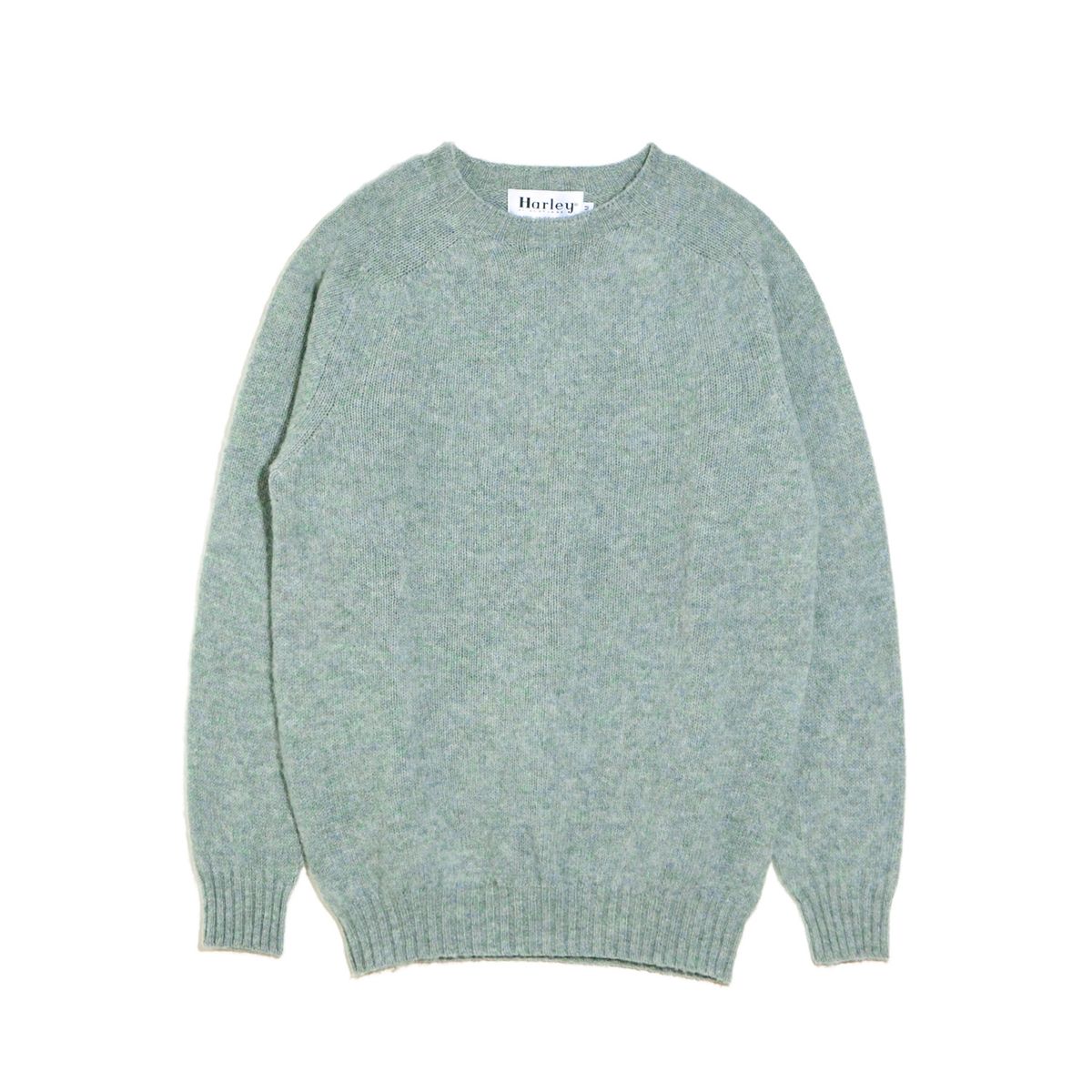 할리 오브 스코틀랜드(HARLEY OF SCOTLAND) Shaggy Dog Crew Neck Sweater - Sea Pearl