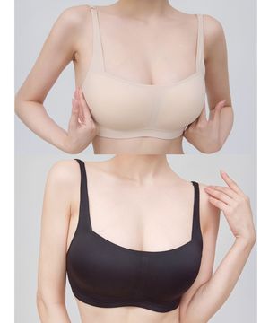 스퀘어넥 심리스 브라 (기본+더블패드 증정)