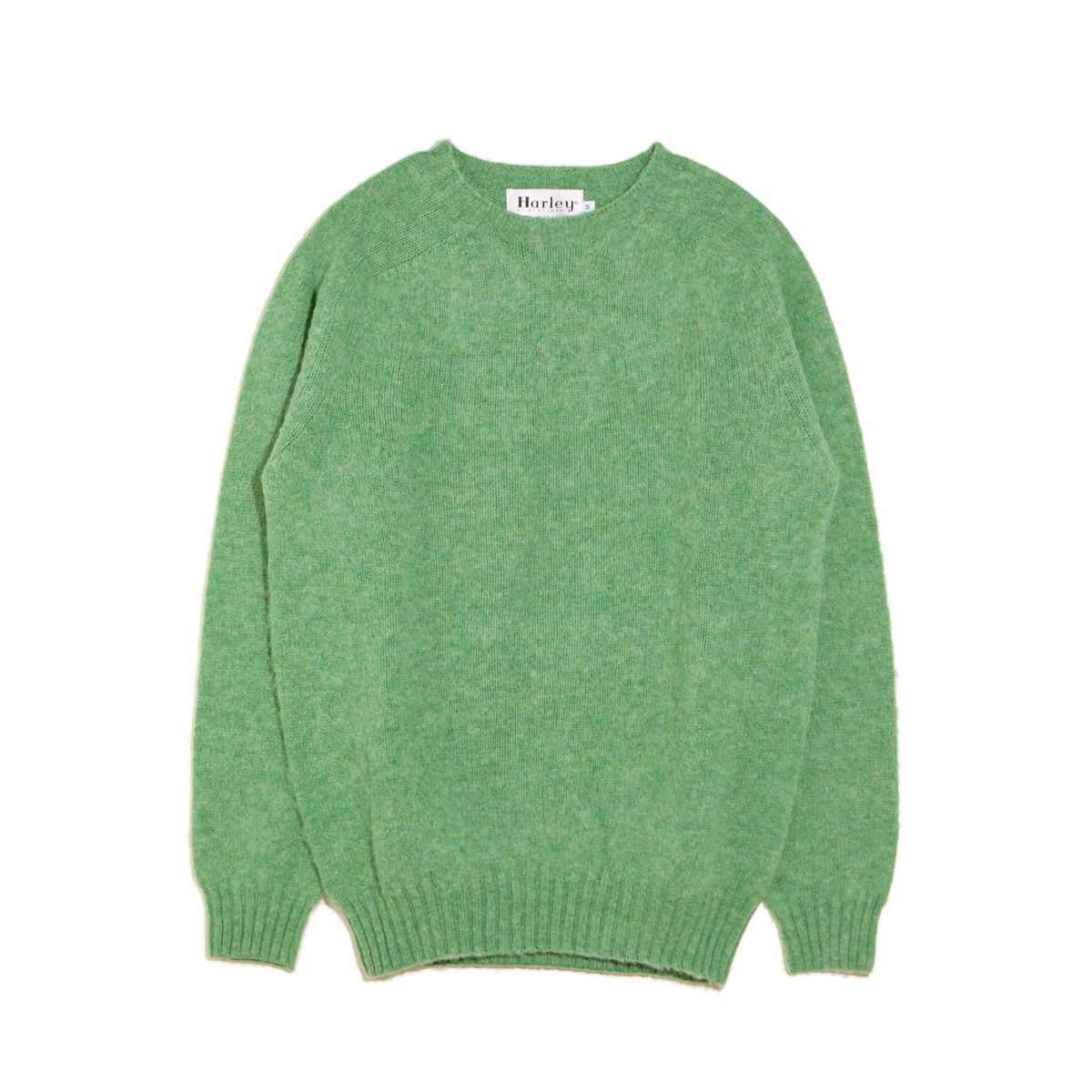 할리 오브 스코틀랜드(HARLEY OF SCOTLAND) Shaggy Dog Crew Neck Sweater - Mint La