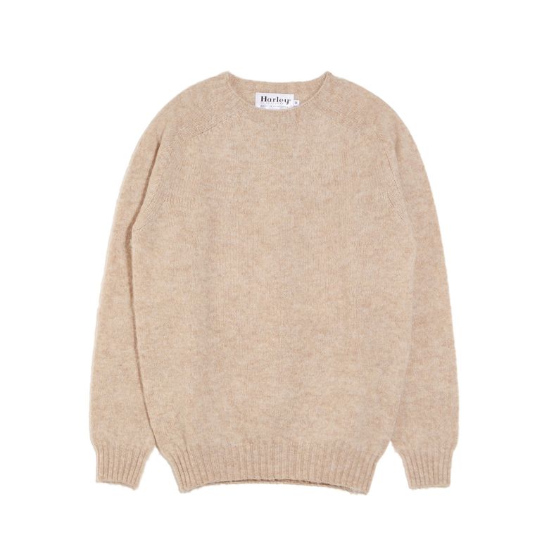 Shaggy Dog Crew Neck Sweater - Tusk