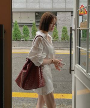 ANC WEAVING MESH BAG_BURGUNDY