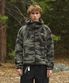 옴스테드 후드 플리스 자켓 카모 FJK129