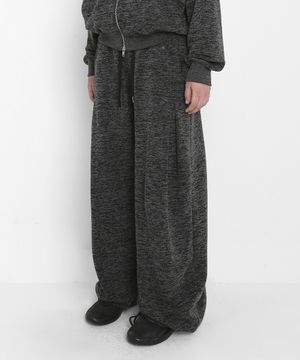 BRUSHED BOKASHI SWEATPANTS_BLACK