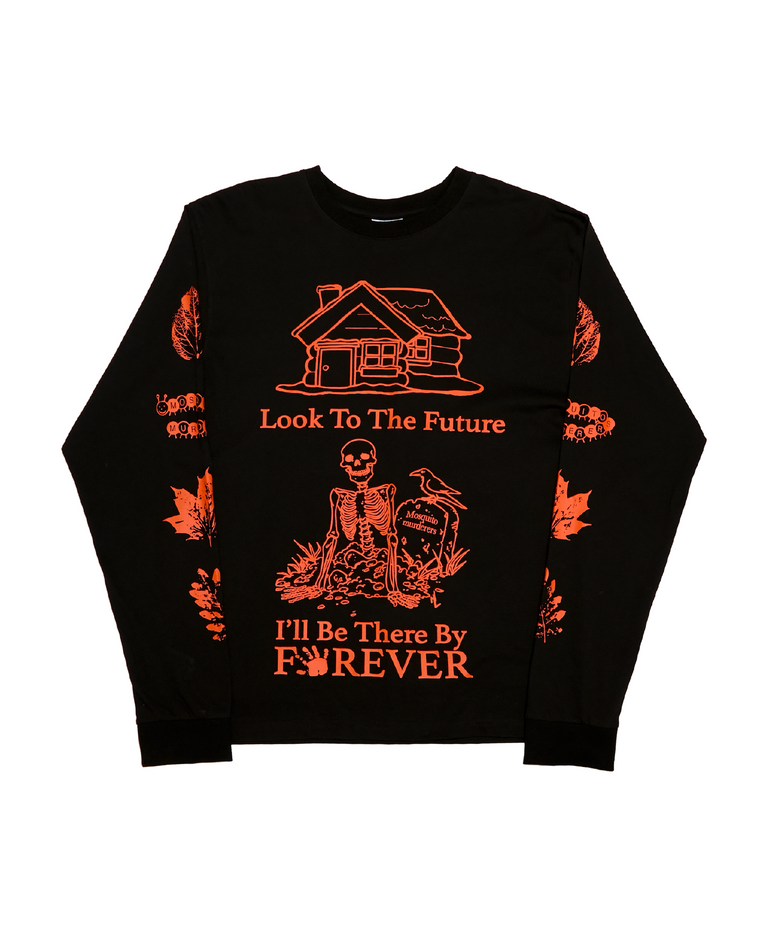 Look To The Future Ill Be There By FOREVER LONG-SLEEVED - Black