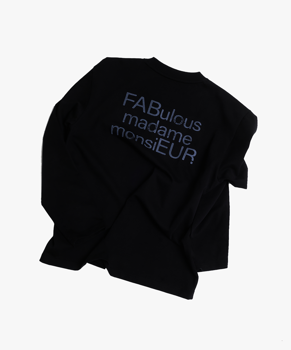 파버(FABEUR) FABEUR LOGO PRINT T-SHIRT (BLACK)