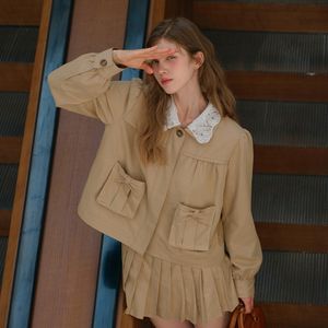 Cest_Simple ribbon pocket jacket