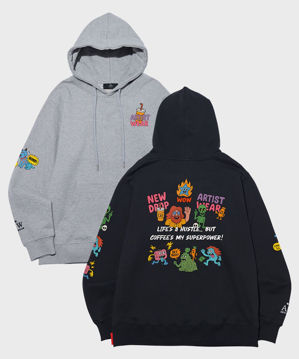 아티스트웨어(ARTISTWEAR) [ATW] 허슬브루 후드티