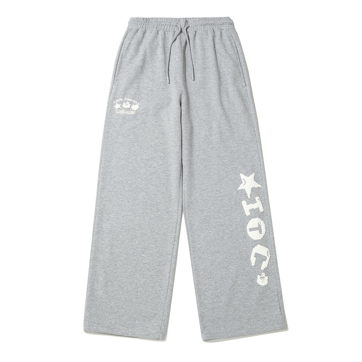 인터크루(INTERCREW) 캐릭터 믹스 와이드 트레이닝 M그레이 ITZ3RL31AMG