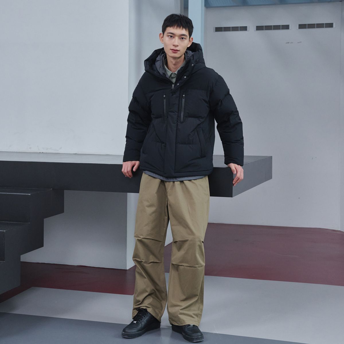 네파(NEPA) 7LF2088 공용 에센셜 헤비 다운 자켓_BLACK