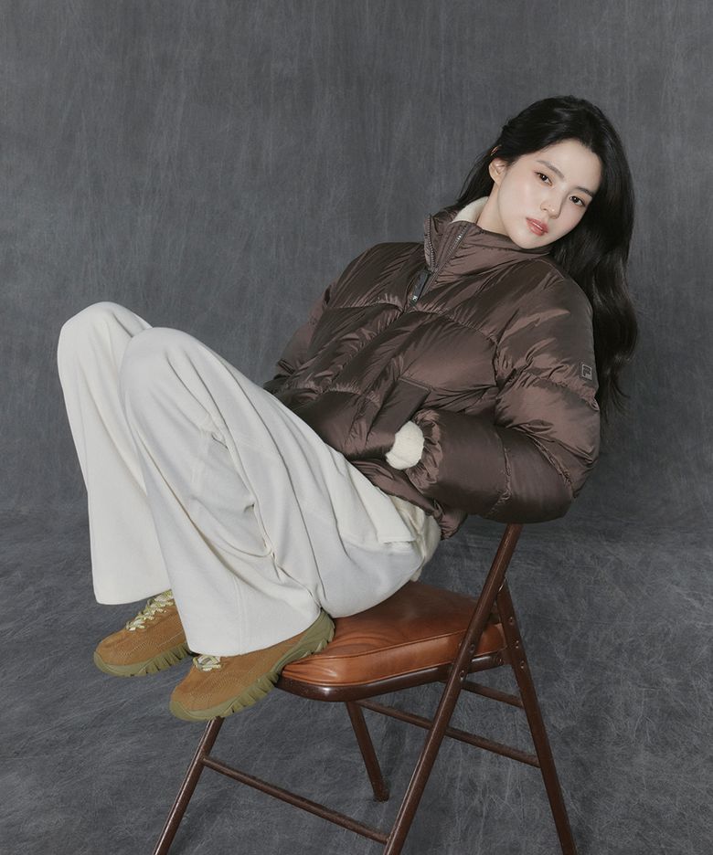 여성 플로우 다운 초코(FS254DJ01F001234)