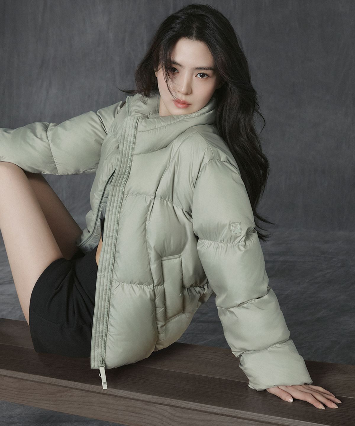 휠라(FILA) 여성 플로우 다운 말차(FS254DJ01F001412)