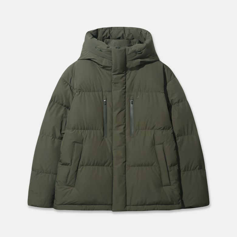 7LF2088 공용 에센셜 헤비 다운 자켓_DEEP KHAKI
