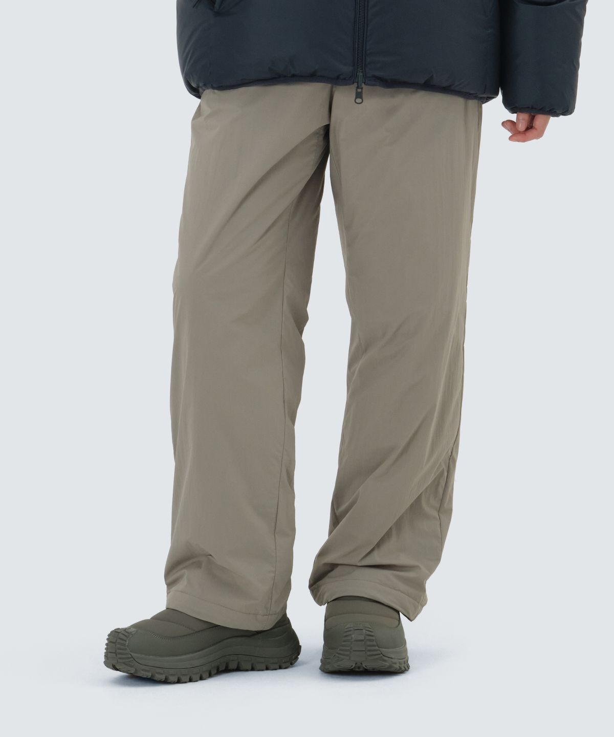 스노우피크 어패럴(SNOWPEAK APPAREL) 랜드에어 프리마로프트 여성 패딩 팬츠 (S25WWGPT01) Tan Gray