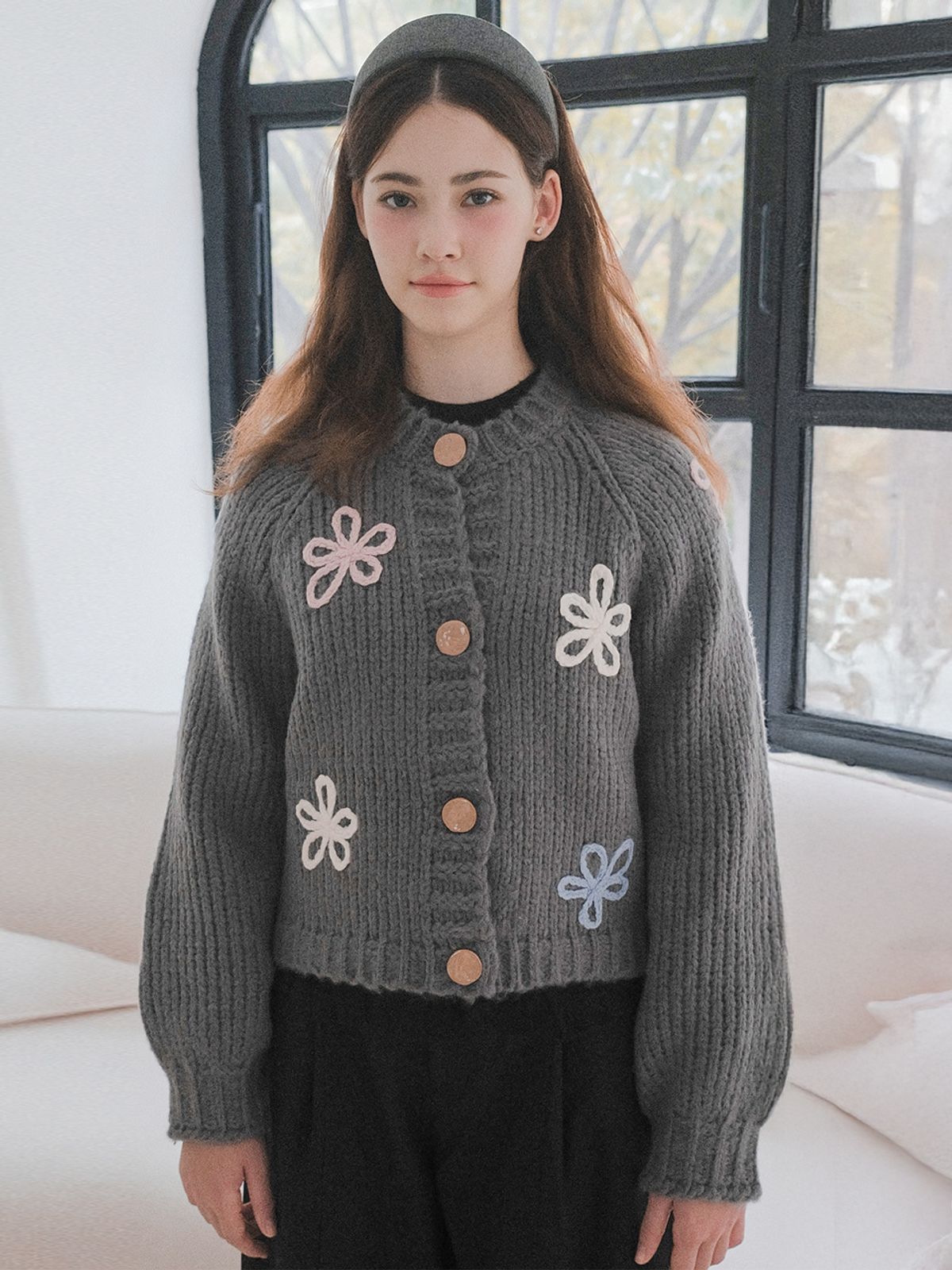 쿨키튼(KOOLKITTEN) Cozy Bloom Cardigan