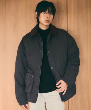 [아틀리에 에디션] 헤리티지 패디드 자켓_CHARCOAL(WC25-OT06)