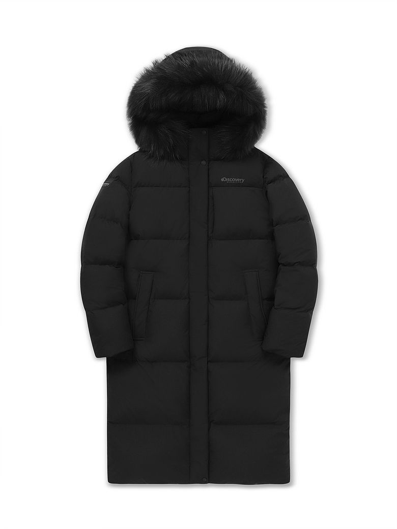 여성 고쉬 구스다운 롱패딩 (BLACK)