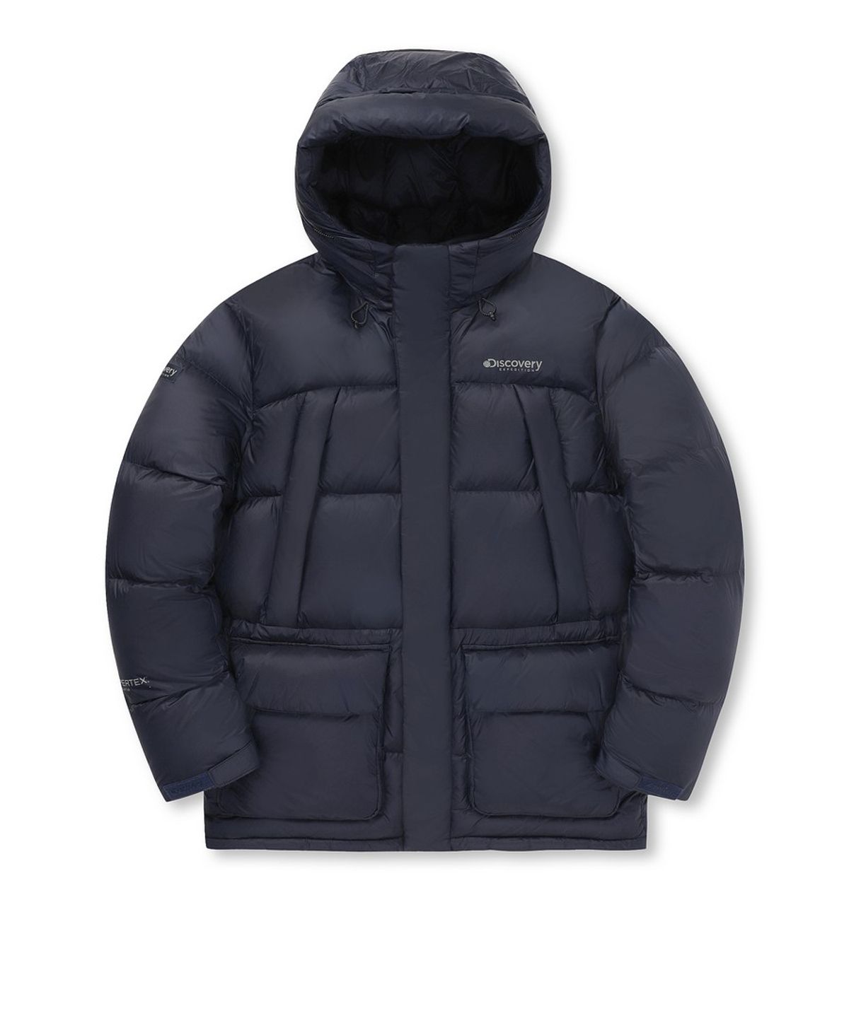 디스커버리 익스페디션(DISCOVERY EXPEDITION) 남성 올버트 퍼텍스 퀀텀 구스다운 미드패딩 (D/NAVY)