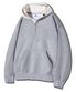 베이직 후드배색 헨리넥 후드티 GHT-485_그레이