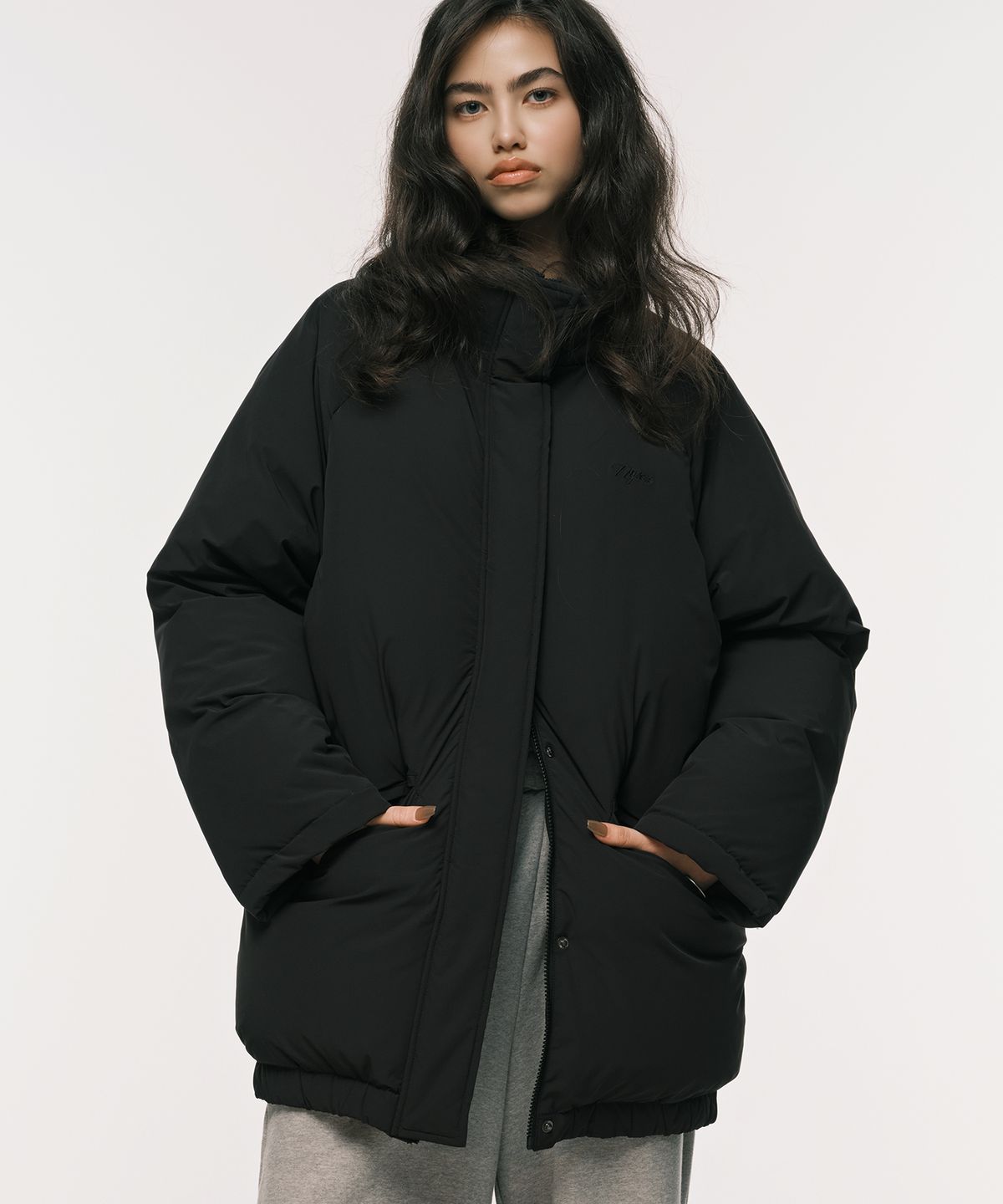 엔와이엑스엑스(NYXX) LONG DOWN PUFFER BLACK