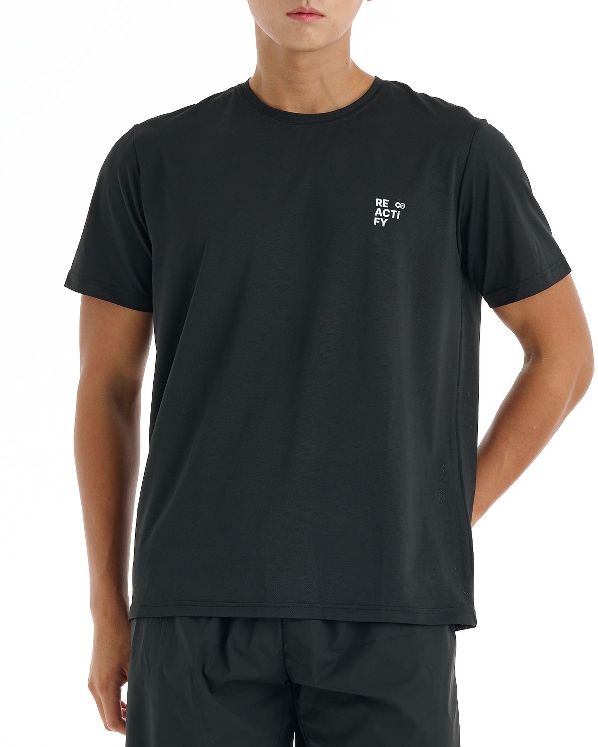리액티파이(REACTIFY) Logo Festival T-Shirt Black