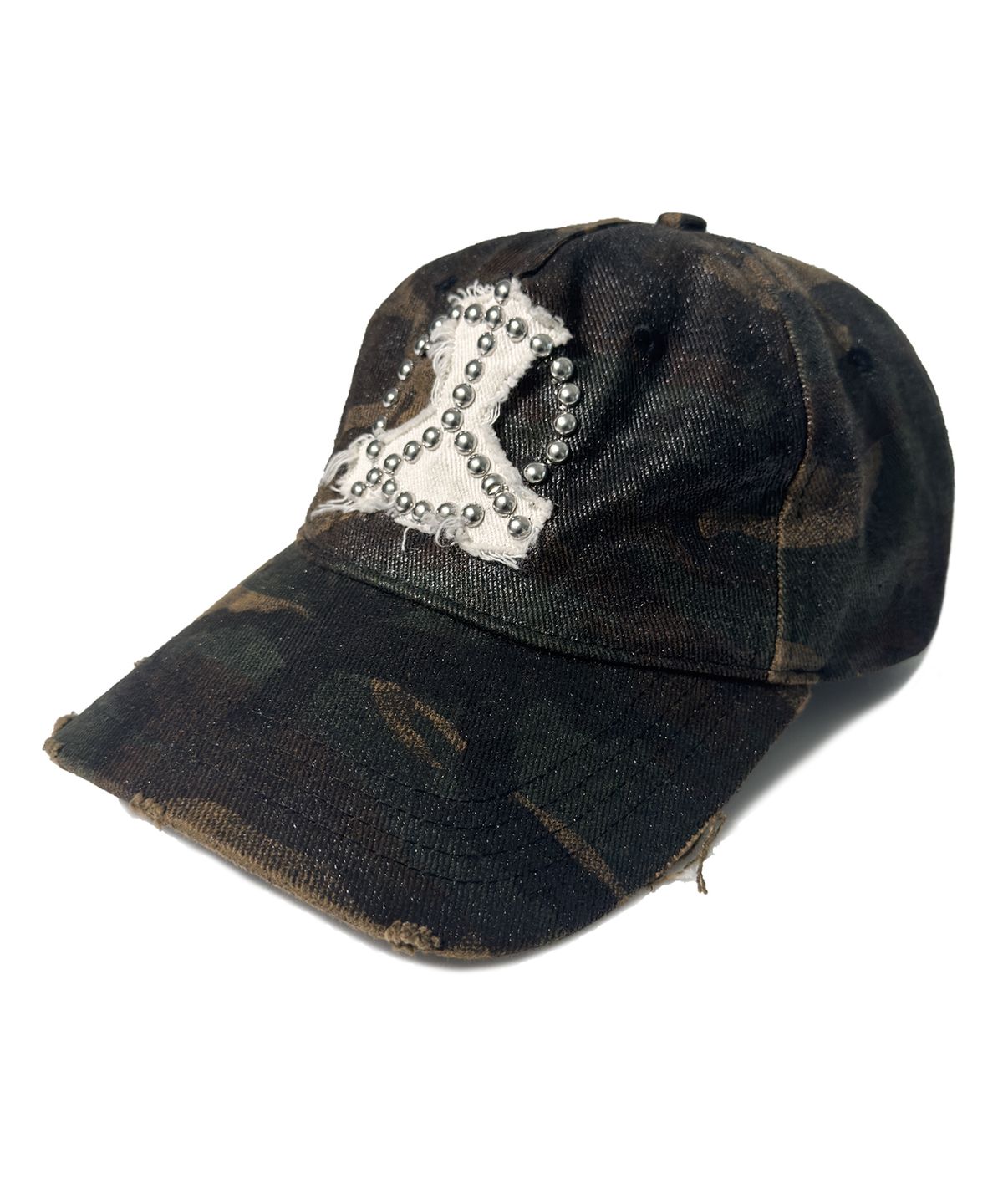 코드(CORD) 피스풀 스터드 패치 캡_Coated Camouflage