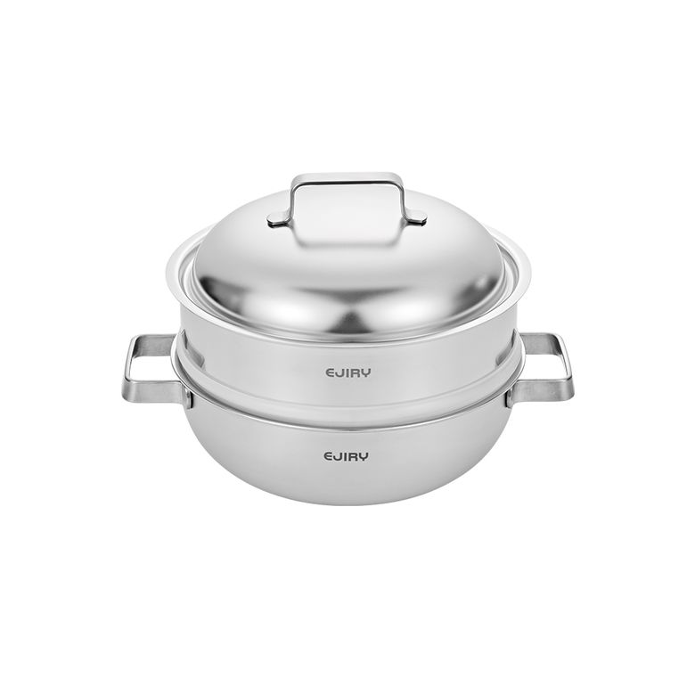 제노 통5중 무연마제 316스텐 찜기 파티웍 24cm