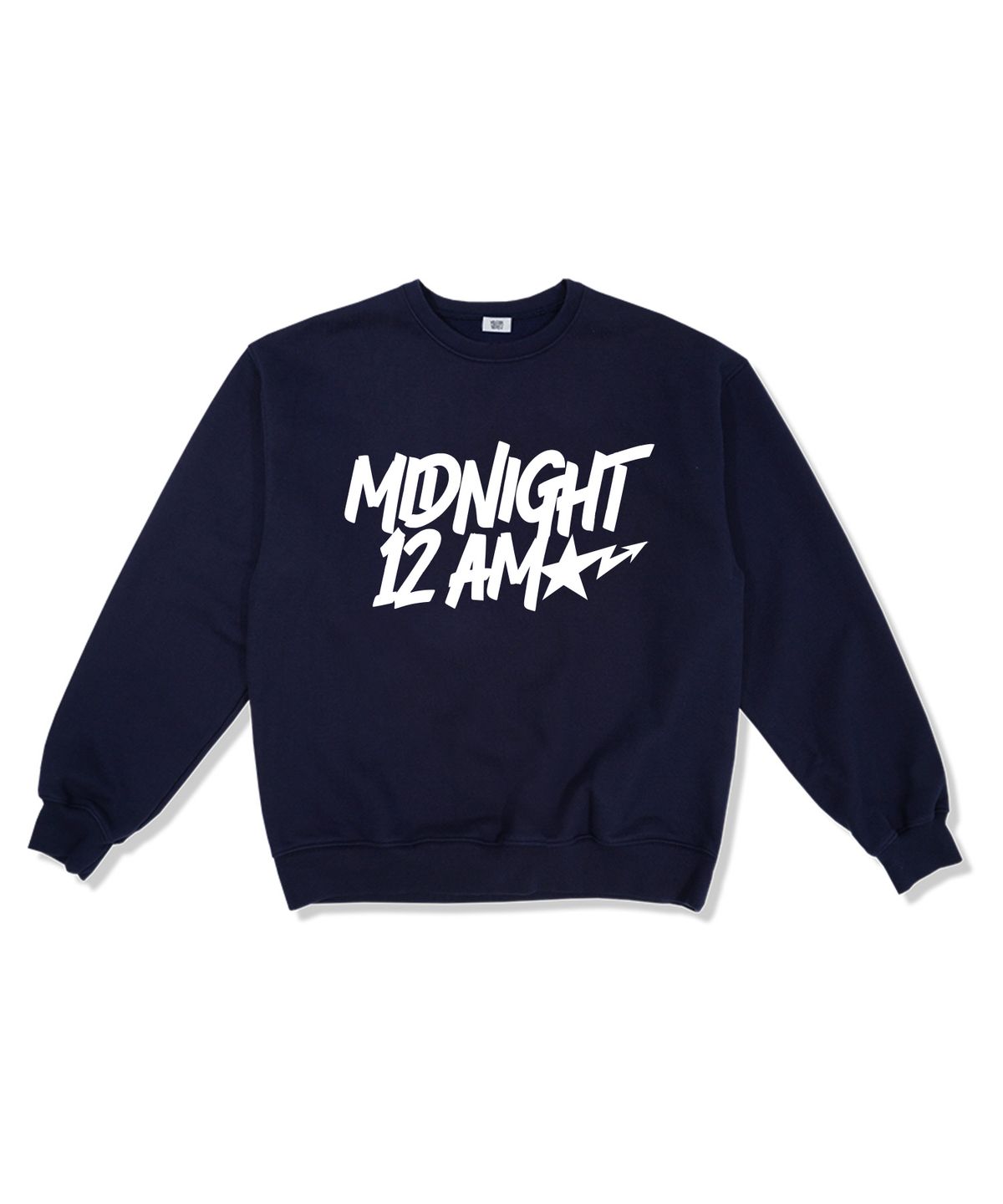 미드나잇12에이엠(MIDNIGHT12AM) [기모선택] 스타포인트 오버핏 특양면 스웨트셔츠 4color