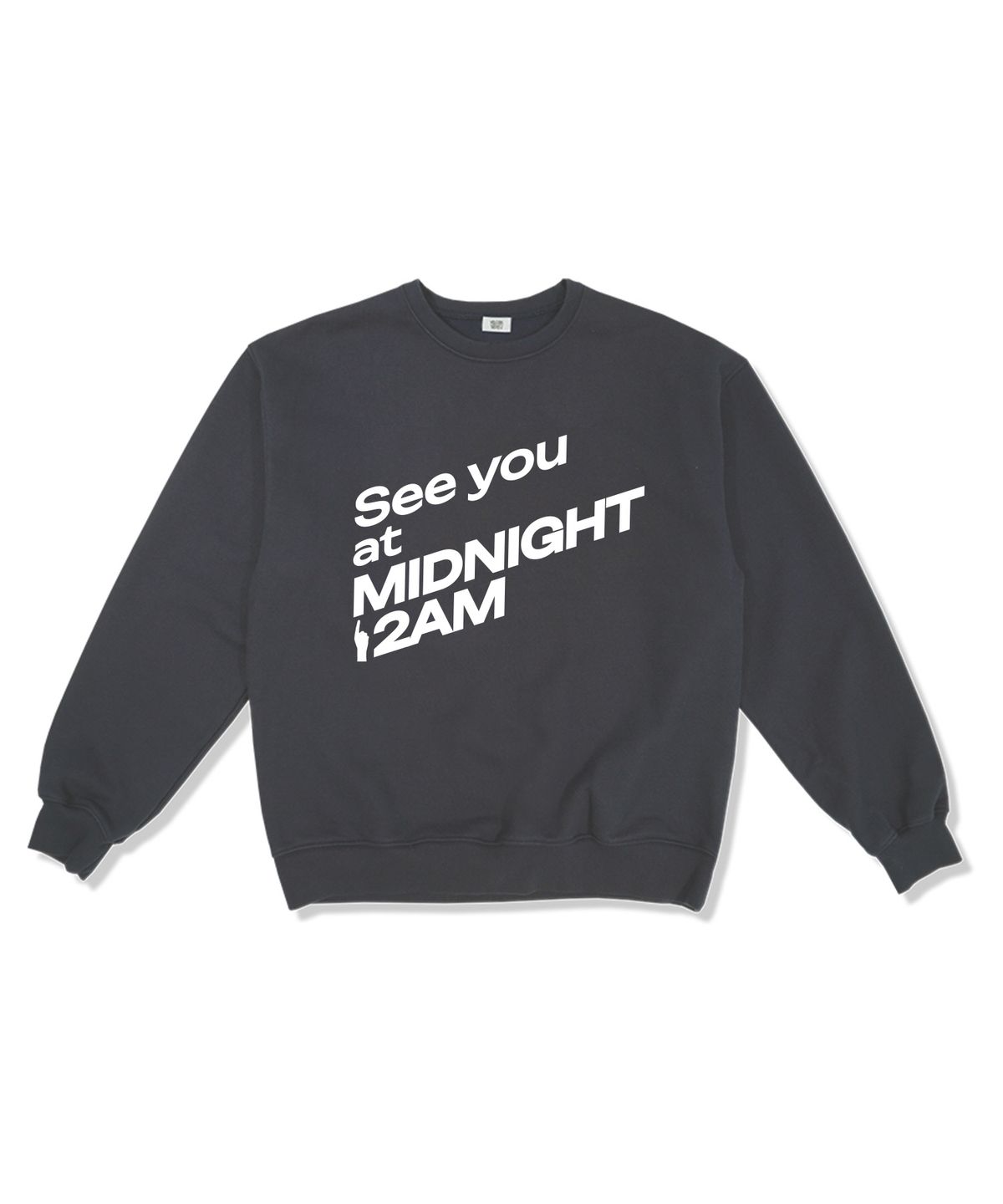 미드나잇12에이엠(MIDNIGHT12AM) [기모선택] 씨유앳 오버핏 특양면 스웨트셔츠 4color
