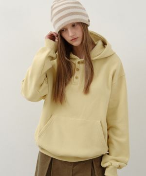 W/스너그 버튼 헨리넥 후드_3COLOR(W25-TP48)