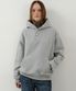 W/스너그 버튼 헨리넥 후드_MELANGE GRAY(W25-TP48)