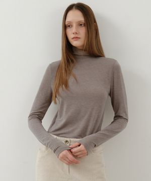 네스티 베이직 터틀넥 긴팔 티셔츠_4COLOR (W25-TP50)