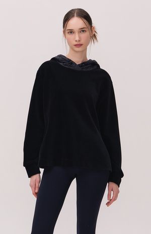 [25FW] 소프트 코듀로이 패딩후드 맨투맨 HTWJP5L04T