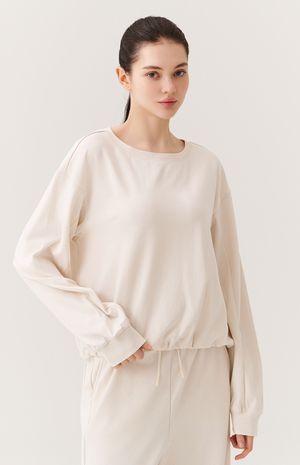 [25FW] 워시드 크롭 맨투맨 HTWTP5K02T