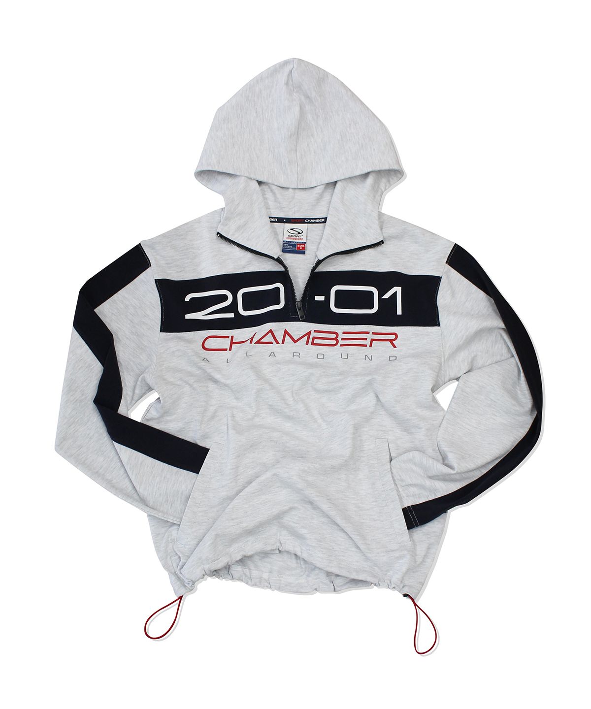 스포츠챔버(SPORT CHAMBER) SC 가드 후드 티셔츠(1% 그레이)