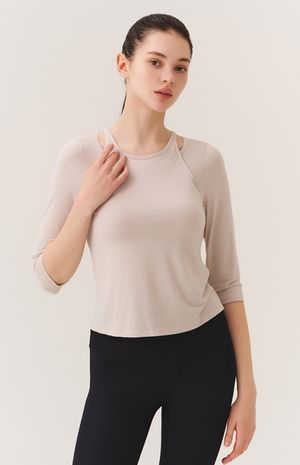 [25FW] 소프트모달 레이어드 인브라 7부티 HTWTL5K03T